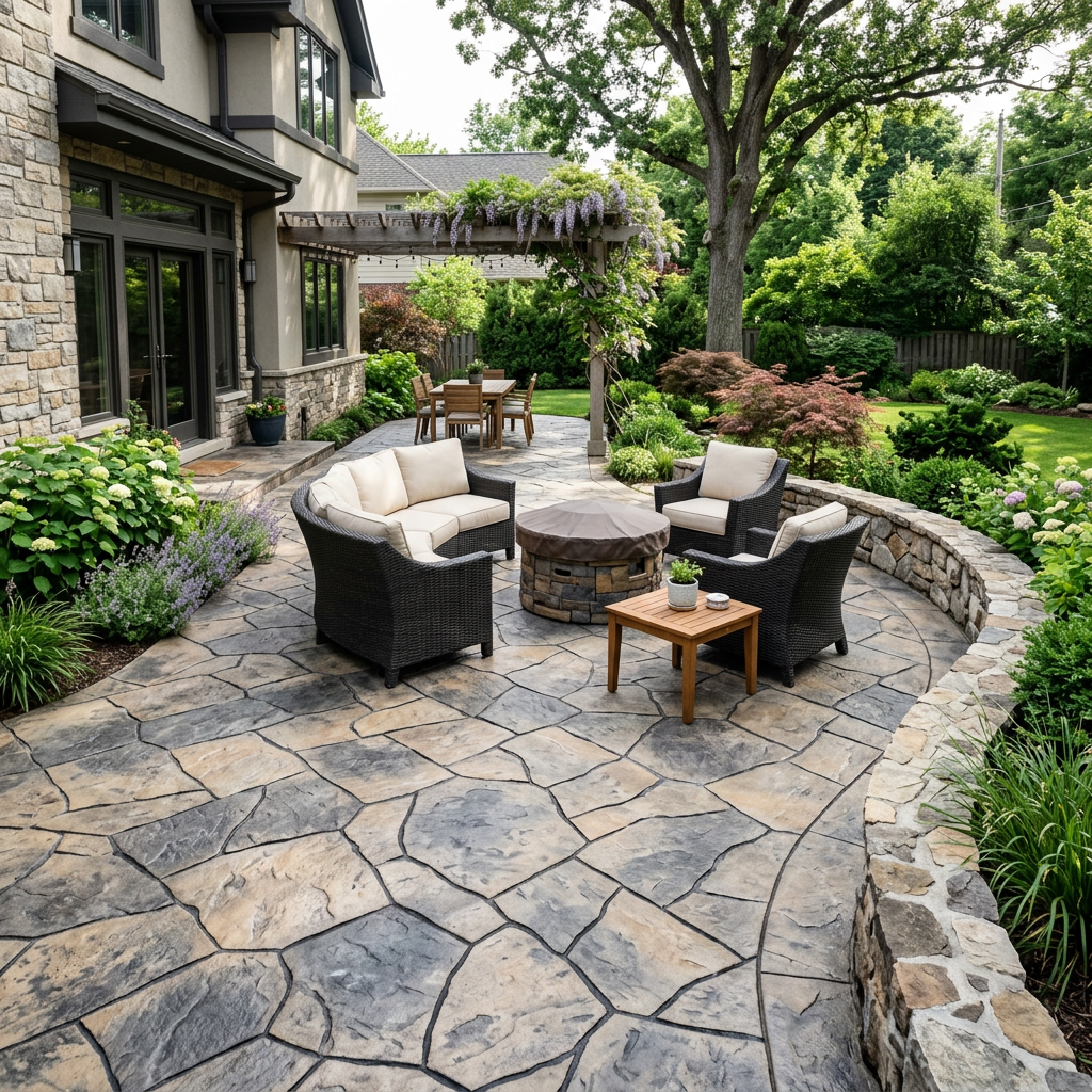 Decorative Stamped Cocnrete Nashville TN Nashville TN Stamped Concrete